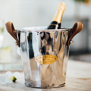 Heritage Leather Handled Wine Cooler
