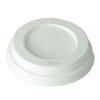 White Domed Sip Lid To Fit 60mm Paper Cups
