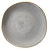Churchill Stonecast Peppercorn Grey Organic Round Plate 10.4 Inch / 26.4cm
