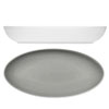 Modern Rustic Oval Dishes Stone 28cm