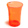 Econ Neon Orange Polystyrene Shot Glasses CE 1.25oz / 35ml
