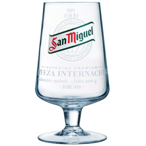 San Miguel Pint Glasses Ce 20oz 568ml Pack Of 4