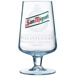 San Miguel Pint Glasses CE 20oz / 568ml