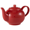 Genware Teapot Red 16oz / 450ml