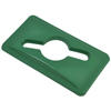 Green Glass Lid For Genware Grey Slim Recycling Bin 65ltr