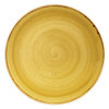 Churchill Stonecast Mustard Seed Yellow Coupe Plate 10.25 Inch / 26cm