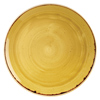 Churchill Stonecast Mustard Seed Yellow Coupe Plate 11.25 Inch / 28.8cm