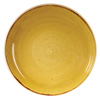 Churchill Stonecast Mustard Seed Yellow Coupe Bowl 9.75 Inch / 24.8cm