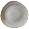 Churchill Stonecast Peppercorn Grey Organic Round Plate 11.25 Inch / 28.6cm