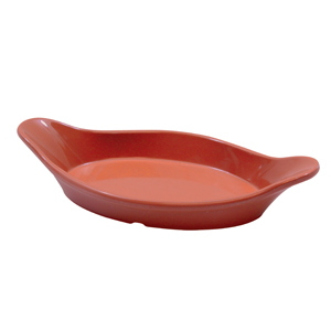 Valencia Collection Oval Eared Terracotta Au Gratin Dishes 22cm