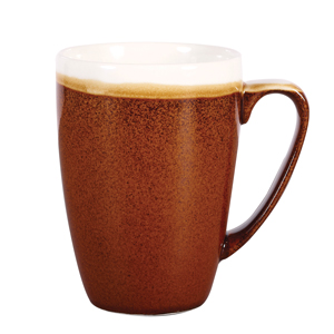 Churchill Monochrome Cinnamon Brown Mugs 12oz / 340ml