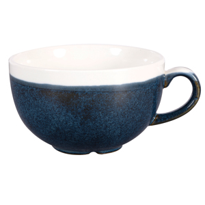 Churchill Monochrome Sapphire Blue Cappuccino Cups 8oz / 227ml