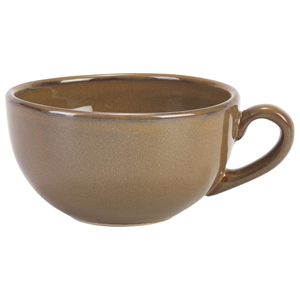 Terra Stoneware Rustic Brown Cappuccino Cups 10.5oz	/ 300ml