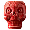 Mexican Day of the Dead Skull Mug Red 17.6oz / 500ml
