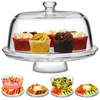 Glass Multifunctional Cake Stand and Dome