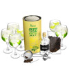 Home Gin Making Kit with Gin Balloon Glasses