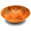 Round Woven Wooden Bowl 25cm