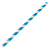 Biodegradable Paper Straws Blue and White