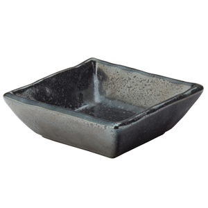 Utopia Coal Square Dishes 3.5inch / 9cm