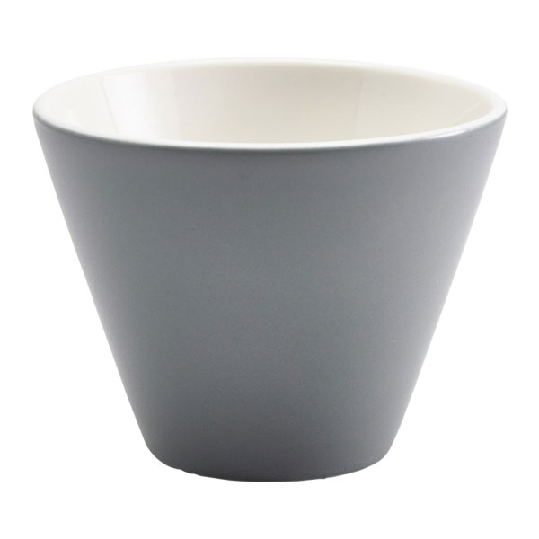 Royal Genware Conical Bowl Graphite 4.1inch / 10.5cm