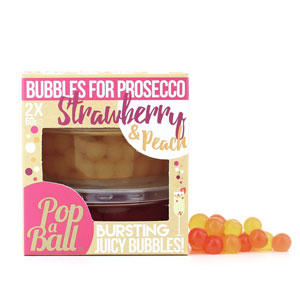 Strawberry & Peach Bubbles For Prosecco