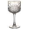 Timeless Vintage Cocktail Glasses Gold Rim 19.25oz / 550ml