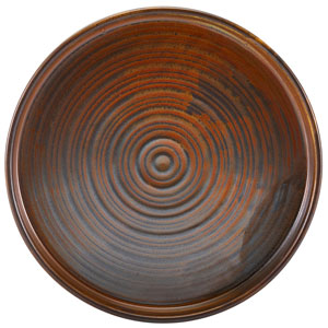Terra Porcelain Presentation Plates Rustic Copper 8.3" / 21cm