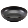 Terra Porcelain Coupe Bowls Black 11.8" / 20cm
