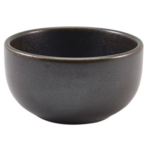 Terra Porcelain Round Bowls Black 4.5" / 11.5cm
