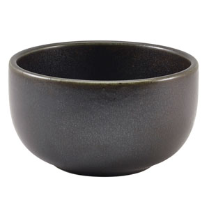 Terra Porcelain Round Bowls Black 4.9" / 12.5cm