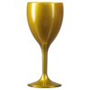 Elite Premium Polycarbonate Wine Glasses Gold 9oz / 255ml