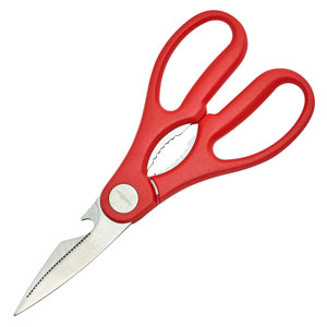 Stainless Steel Kitchen Scissors Red 8inch / 20.3cm