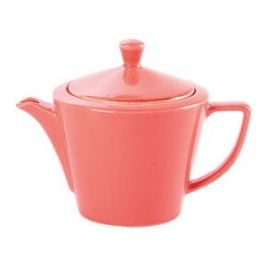 Seasons Coral Conic Tea Pot 18oz / 500ml	