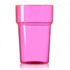Econ Polystyrene Pint Glasses CE Neon Pink 20oz / 568ml