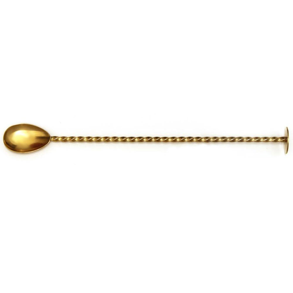 Bonzer Mixing Spoons 27cm Gold Plated at Drinkstuff