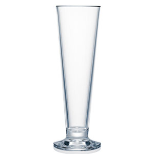 Strahl Design + Contemporary Polycarbonate Footed Pilsner Glass 14oz / 414ml