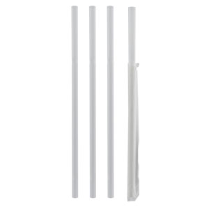 Wrapped PLA Smoothie Straws 8.5inch