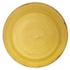 Churchill Stonecast Mustard Seed Yellow Coupe Evolve Plate 12inch / 32.4cm