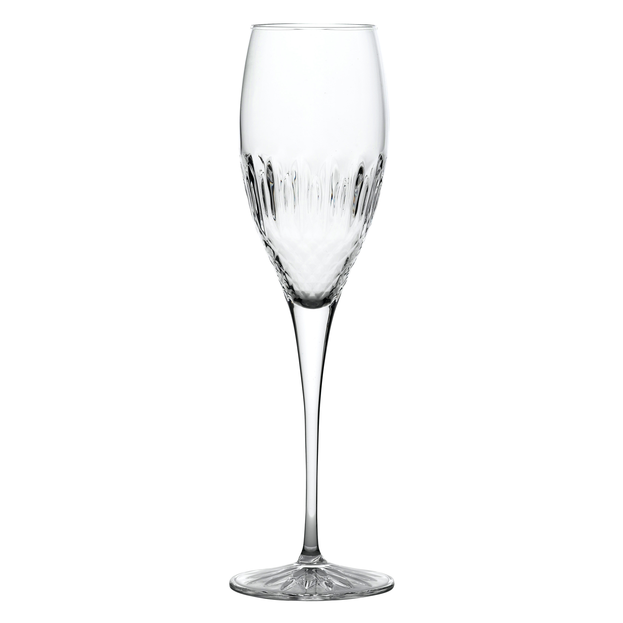 Ghost Black’ Collection Champagne Flutes DIAMANTE Black Crystal Glasses 