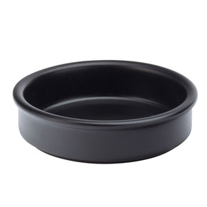 Black Tapas Dish 4.5inch / 11.5cm