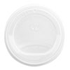 Compotable White CPLA Lids to Fit 79mm Paper Cups