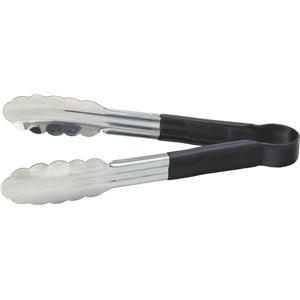 Black Stainless Steel Serving Tongs 9.5inch / 24cm