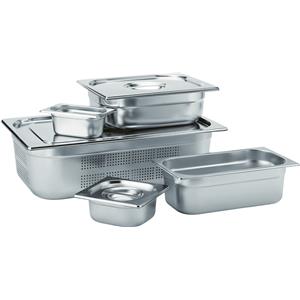 Stainless Steel GN 2/3 Handled Lid
