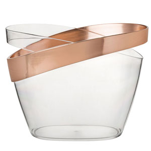 Copper Banded Champagne Bucket