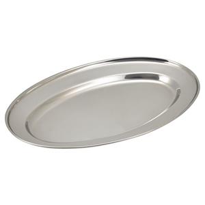 Stainless Steel Oval Meat Flat 12inch