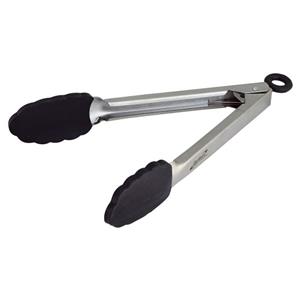 Stainless Steel Locking Tongs with Silicone Tip 9inch