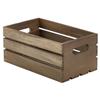 Wooden Crate Dark Rustic Finish 27 x 16 x 12cm