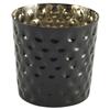 Stainless Steel Black Serving Cup Hammered 8.5 x 8.5cm