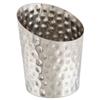 Stainless Steel Hammered Angled Cone 11.6 x 9.5cm
