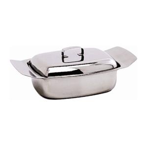 Stainless Steel Butter Dish & Lid